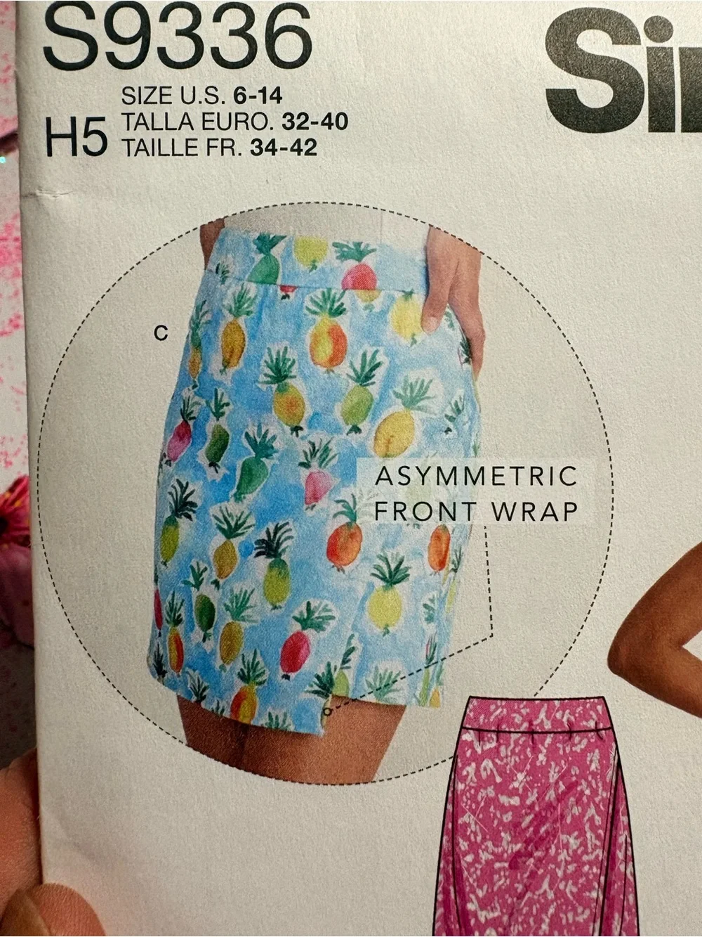 BN UNCUT SIMPLICITY 9336 H5 SEWING PATTERNS WRAP SKIRTS